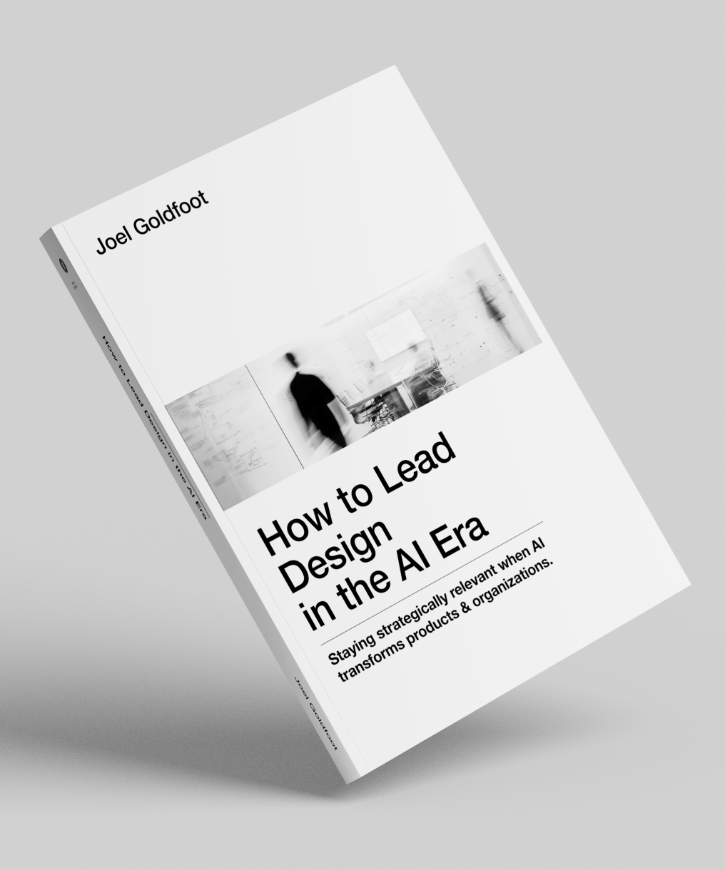 How to Lead Design in the AI Era: My New Book is Here