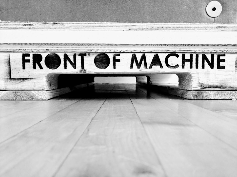 Front of Machine